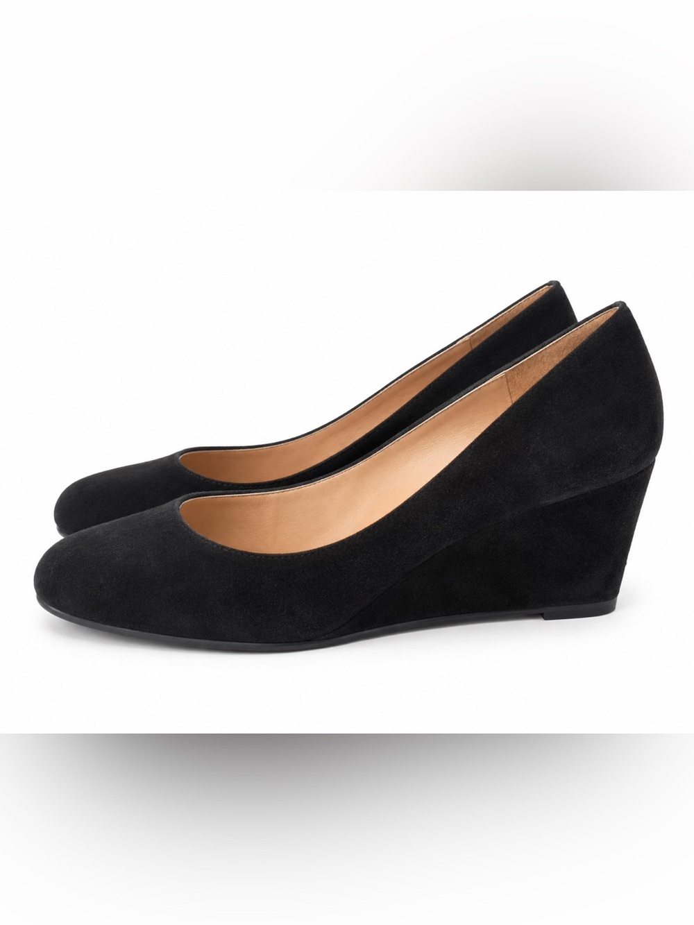 Classic Nine West Black Suede Women's Pumps